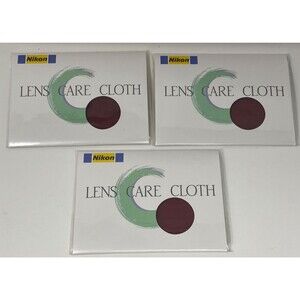 (Lot of 3) Nikon Brand Lens Care Cleaning Cloth, Made in Japan